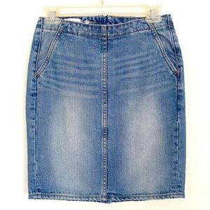Vintage GAP 1969 Denim Pencil Skirt EUC